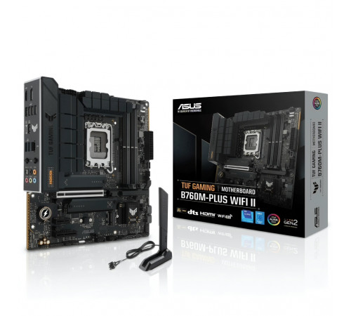 Материнская плата | 12-14 GEN | B760 | ASUS TUF Gaming B760M-PLUS | mATX | 4×DDR5 | LGA1700