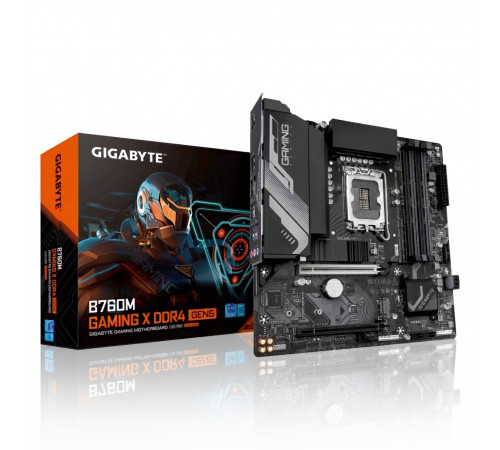 Материнская плата (12-13-14 GEN) B760 - Gigabyte B760M GamingX DDR4 GEN5 (4×DDR4)