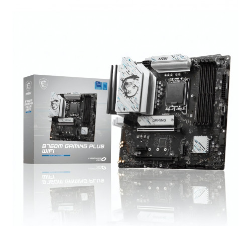 Материнская плата (12-13-14 GEN) B760M MSI Gaming Plus WIFI DDR5