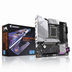 Материнская плата (12-13-14 GEN) B760M Gigabyte AORUS Elite AX WIFI, DDR5