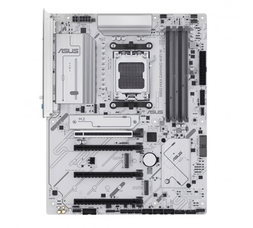 Материнская плата (AM5) B850 - ASUS B850 MAX GAMING WIFI W | ATX | 4×DDR5