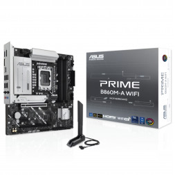 Материнская плата (15 GEN Ultra) B860 - ASUS PRIME B860M-A WIFI | mATX | 4×DDR5
