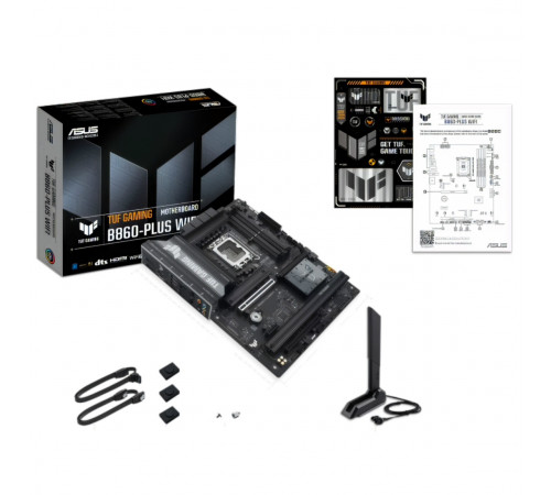 Материнская плата (15 GEN Ultra) B860 - ASUS TUF GAMING B860-PLUS WIFI | ATX | 4×DDR5