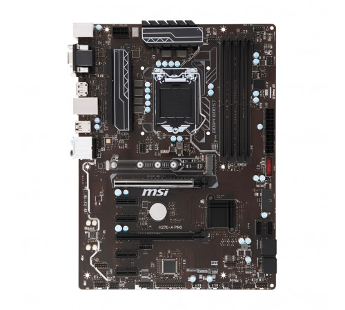 Материнская плата ( 6-7 GEN) H270 - MSI H270-A PRO (4×DDR4), б/у