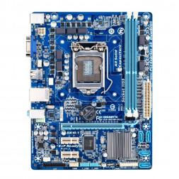 Материнская плата ( 2-3 GEN)  H61 - Gigabyte H61M DS2 | mATX | 2×DDR3 | Б/У