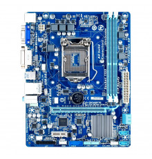Материнская плата ( 2-3 GEN)  H61 - Gigabyte H61M USB3V | mATX | 2×DDR3 | Б/У