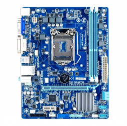 Материнская плата ( 2-3 GEN)  H61 - Gigabyte H61M USB3V | mATX | 2×DDR3 | Б/У
