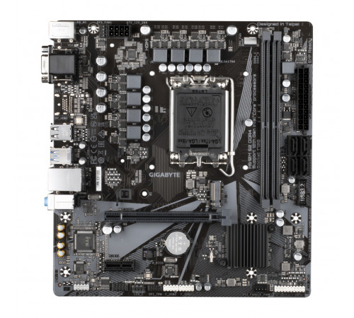 Материнская плата (12-13-14 GEN)  H610 - Gigabyte H610M D2VX SI DDR4 (2×DDR4)