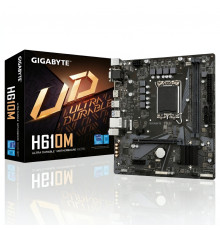 Материнская плата (12-13-14 GEN)  H610 - Gigabyte H610M D2VX SI DDR4 (2×DDR4)