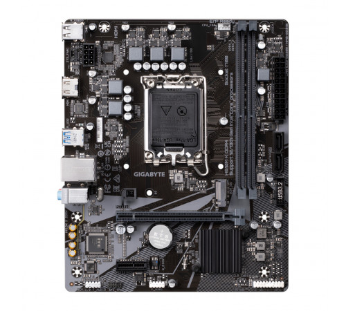 Материнская плата (12-13-14 GEN)  H610 - Gigabyte H610M K DDR4 (2×DDR4)