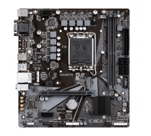 Материнская плата (12-13-14 GEN)  H610 - Gigabyte H610M S2 DDR4 (2×DDR4)
