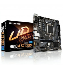 Материнская плата (12-13-14 GEN)  H610 - Gigabyte H610M S2 DDR4 (2×DDR4)