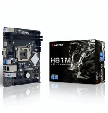 Материнская плата ( 4 GEN)  H81 - Biostar H81MHV3 3.0 | mATX | 2×DDR3