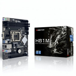 Материнская плата ( 4 GEN)  H81 - Biostar H81MHV3 3.0 | mATX | 2×DDR3