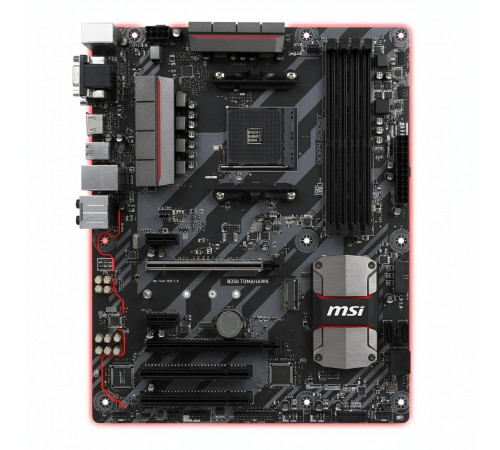 Материнская плата (AM4) B350 - MSI B350 Tomahawk (4×DDR4), б/у