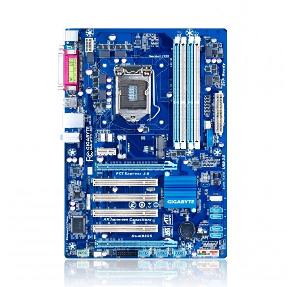 Материнская плата ( 2-3 GEN) P75 Gigabyte ATX, б/у