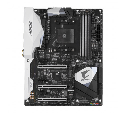 Материнская плата (AM4) X370 - Gigabyte AORUS GA-AX370-Gaming 5 (4×DDR4)