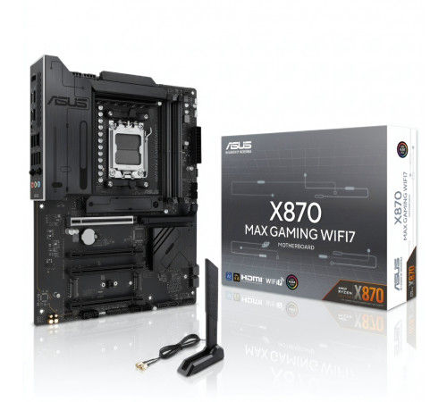 Материнская плата (AM5) X870 - ASUS X870 MAX GAMING WIFI7 | ATX | 4×DDR5