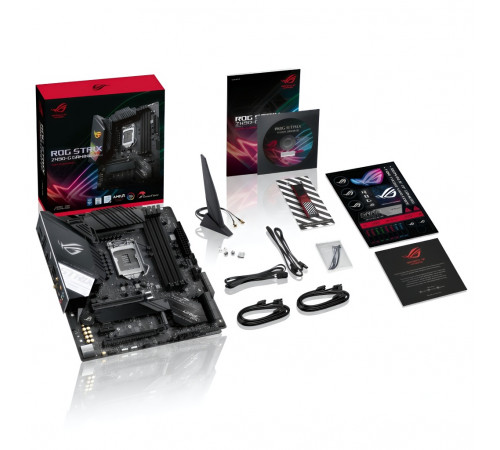 Материнская плата (10-11 GEN) Z490 - ASUS ROG STRIX Z490-G GAMING (WIFI) | 4×DDR4