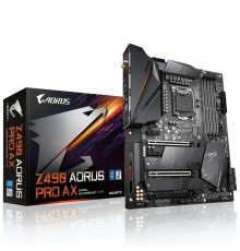 Материнская плата | 10-11 GEN | Z490 | Gigabyte AORUS Z490 PRO AX (WIFI) | ATX | 4×DDR4 | Б/У