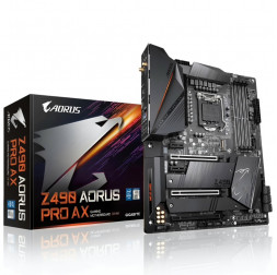 Материнская плата | 10-11 GEN | Z490 | Gigabyte AORUS Z490 PRO AX (WIFI) | ATX | 4×DDR4 | Б/У