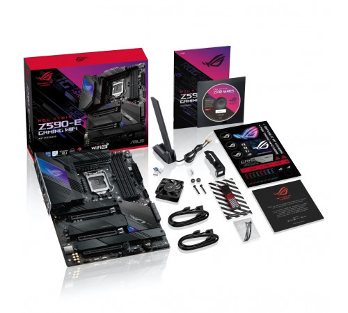Материнская плата (10-11 GEN) Z590 - ASUS ROG STRIX Z590-E GAMING WIFI | 4×DDR4