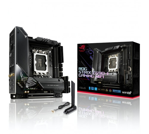 Материнская плата (12-13-14 GEN) Z690 - ASUS ROG STRIX Z690-I GAMING WIFI | 2×DDR5