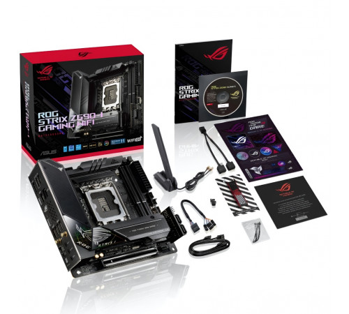 Материнская плата (12-13-14 GEN) Z690 - ASUS ROG STRIX Z690-I GAMING WIFI | 2×DDR5