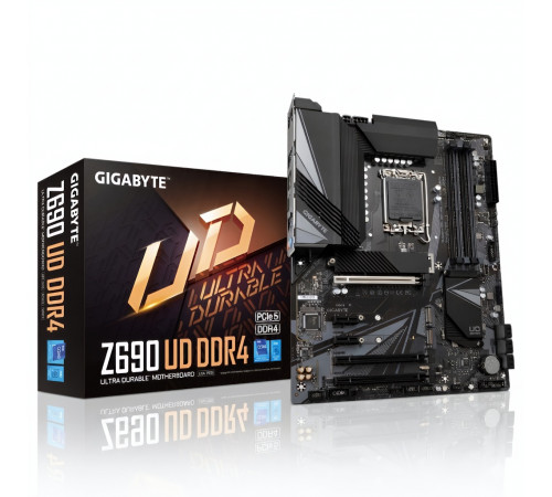 Материнская плата (12-13-14 GEN) Z690 - Gigabyte Z690 UD DDR4 (4×DDR4)