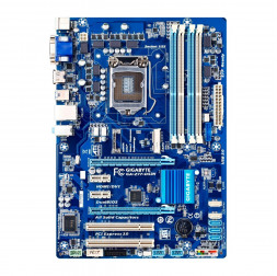 Материнская плата ( 2-3 GEN) Z77 - Gigabyte Z77 DS3H, б/у