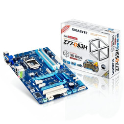 Материнская плата |  2-3 GEN | Z77 | Gigabyte Z77 DS3H | ATX | 4×DDR3 | Б/У