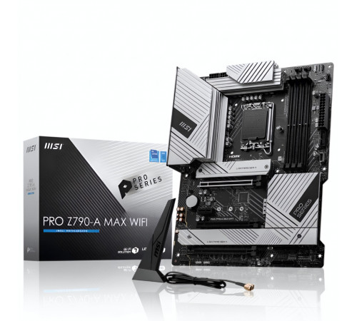 Материнская плата (12-13-14 GEN) Z790 - MSI PRO Z790-A MAX WIFI (4×DDR5)