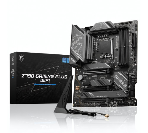 Материнская плата (12-13-14 GEN) Z790 - MSI Z790 Gaming Plus WIFI (4×DDR5), 99% новая