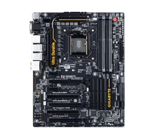 Материнская плата |  4 GEN | Z97 | Gigabyte Z97X UD5H BK | ATX | 4×DDR3 | Б/У