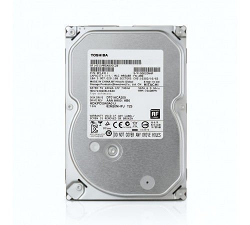 Накопитель HDD 3.5”  6 TB Toshiba жесткий диск (б/у)