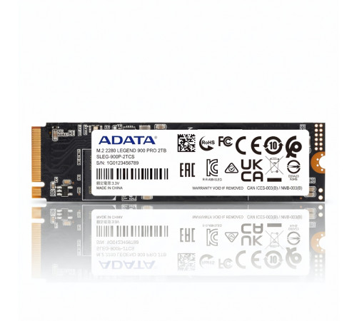 Твердотельный накопитель SSD M.2 NVMe -  256 GB | ADATA 2280 | GEN 4.0 | OEM