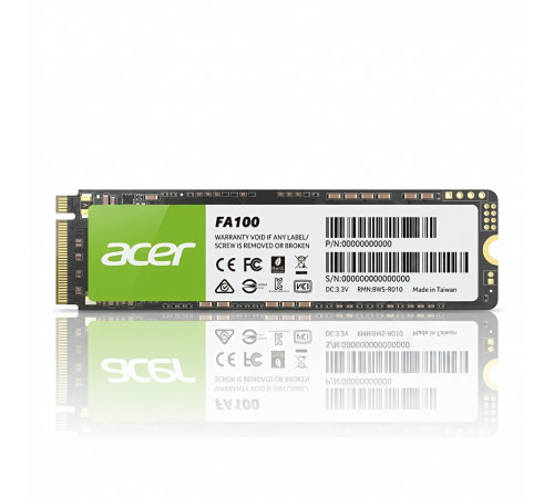 Накопитель SSD NVMe 1 TB Acer FA100 | PCIe 3.0 (до 3300 MB/s)