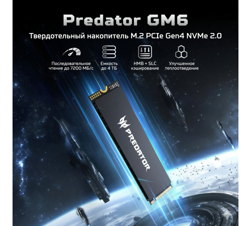 SSD M.2 NVMe | 1 TB | Acer Predator GM6 | GEN 4.0
