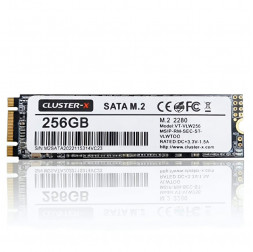 SSD M.2  SATA |  256 GB | Cluster-X | Б/У