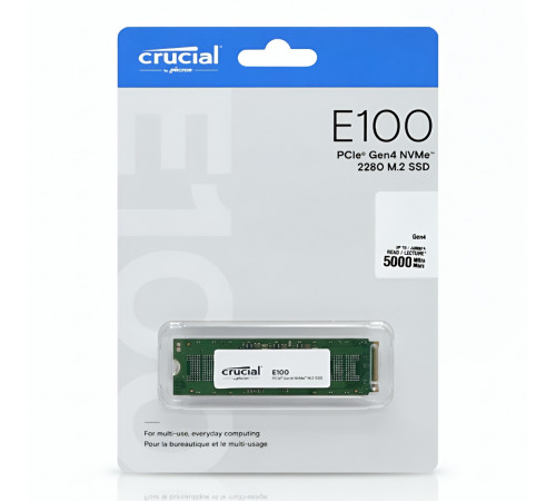 Накопитель SSD M.2 NVMe 1 TB Crucial E100 (Gen 4.0)