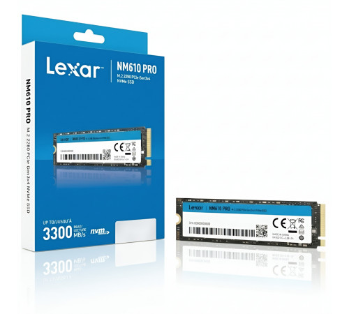 Накопитель SSD M.2 NVMe 1TB Lexar NM610 PRO