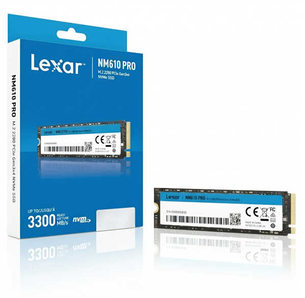 Накопитель SSD M.2 NVMe 1TB Lexar NM610 PRO