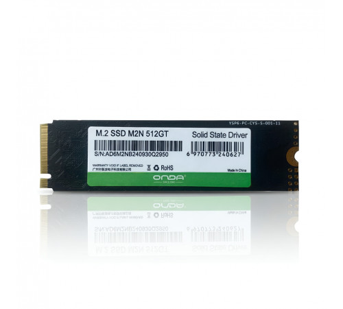 Накопитель SSD M.2 NVMe  512 GB ONDA M2N 512GT (GEN 3.0)