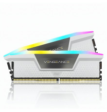 Оперативная память RAM DDR5 32 GB (KIT 2x16) 6000 MHz Corsair Vengeance RGB белые
