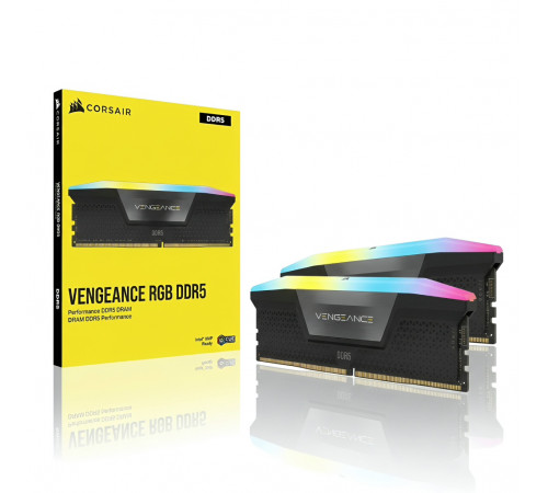 Оперативная память RAM DDR5 32 GB (2x16GB) | Corsair Vengeance RGB | 6400 MHz