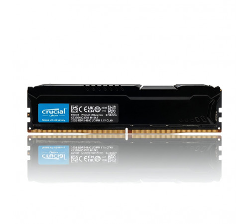 Оперативная память RAM DDR5 32 GB (4800 MHz) Crucial с радиатором, б/у
