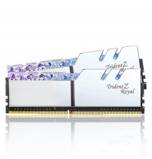ОЗУ DDR4 | 32 GB (2×16) | G.SKILL Trident Z Royal Silver | CL16 ◇ 3200 MHz