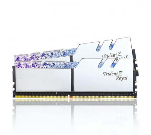 ОЗУ DDR4 | 32 GB (2×16) | G.SKILL Trident Z Royal Silver | CL16 ◇ 3200 MHz