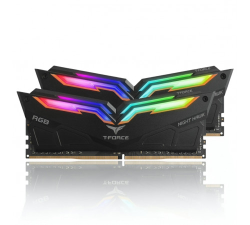 ОЗУ DDR4 | 16 GB (2×8) | TeamGroup T-Force Night Hawk RGB | CL18 ◇ 4000 MHz