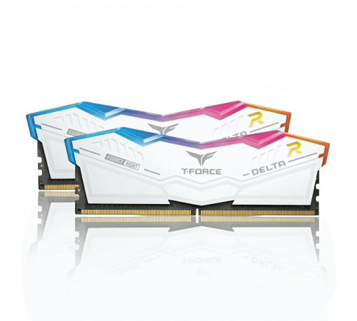 ОЗУ DDR5 | 64 GB (2x32) | TeamGroup T-Force Delta RGB ◇ белый | CL40 ◇ 6000 MHz